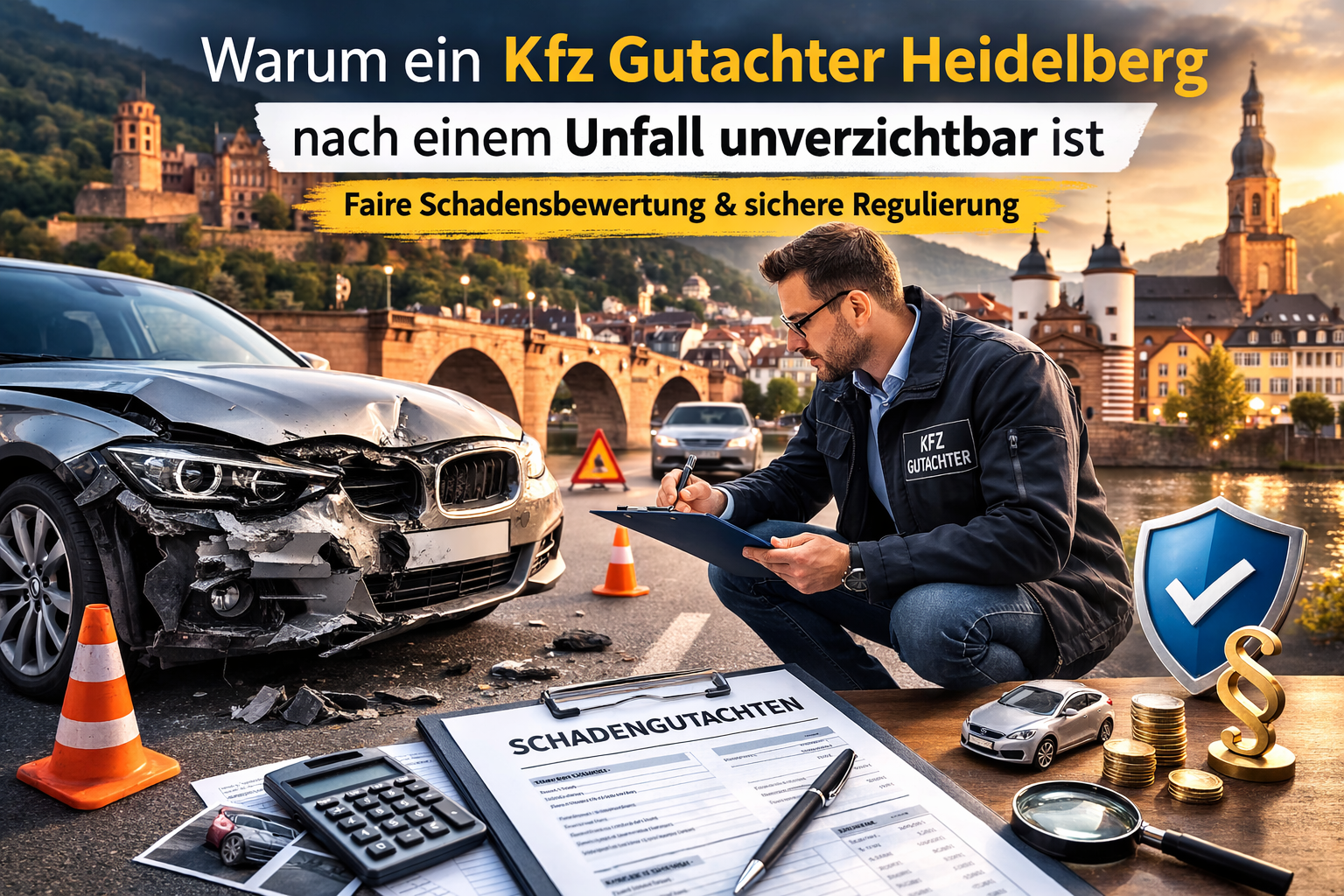 Warum ein Kfz Gutachter Heidelberg nach einem Unfall unverzichtbar ist