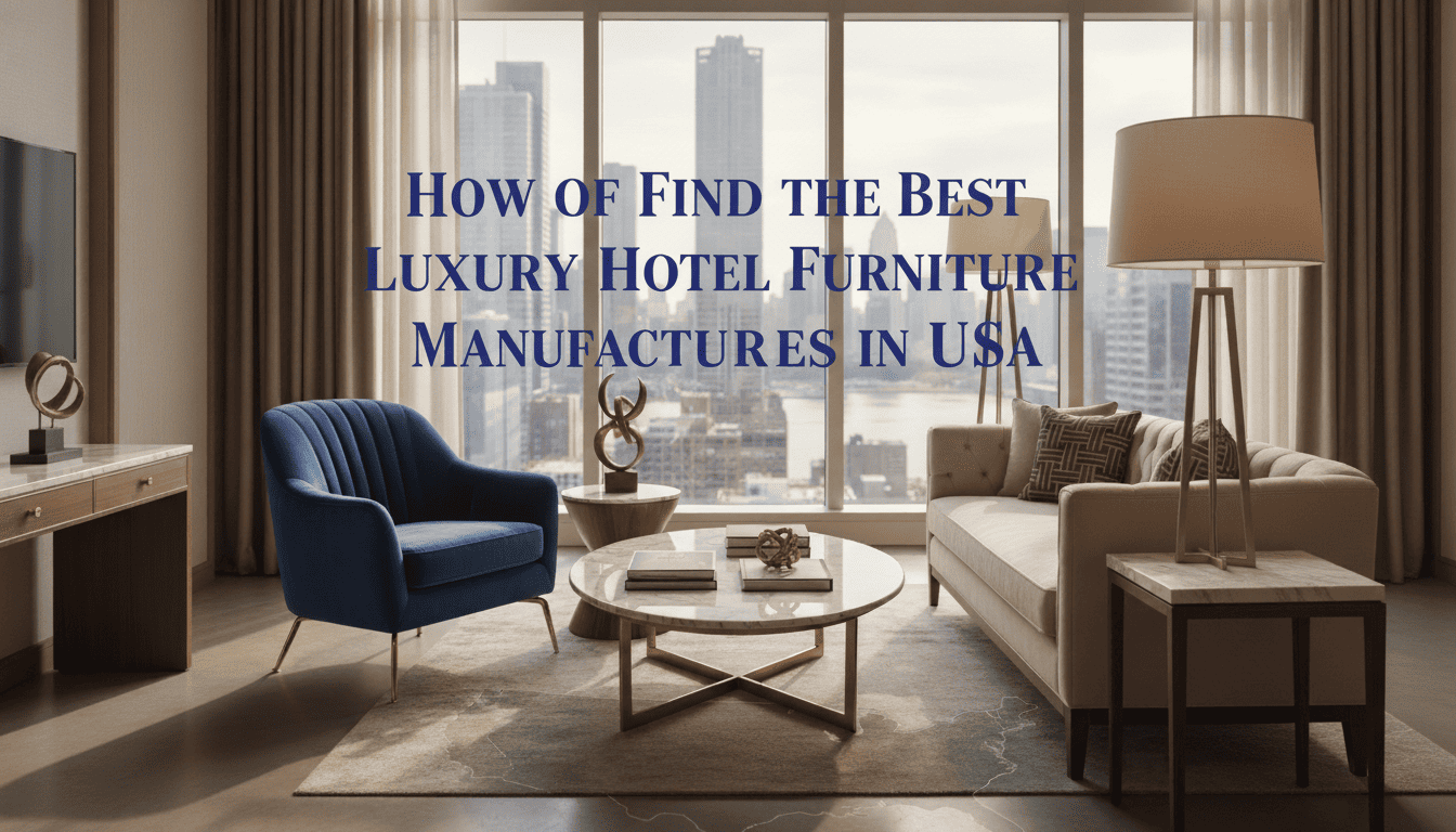 How to Find the Best Luxury Hotel Furniture Manufacturers in USA