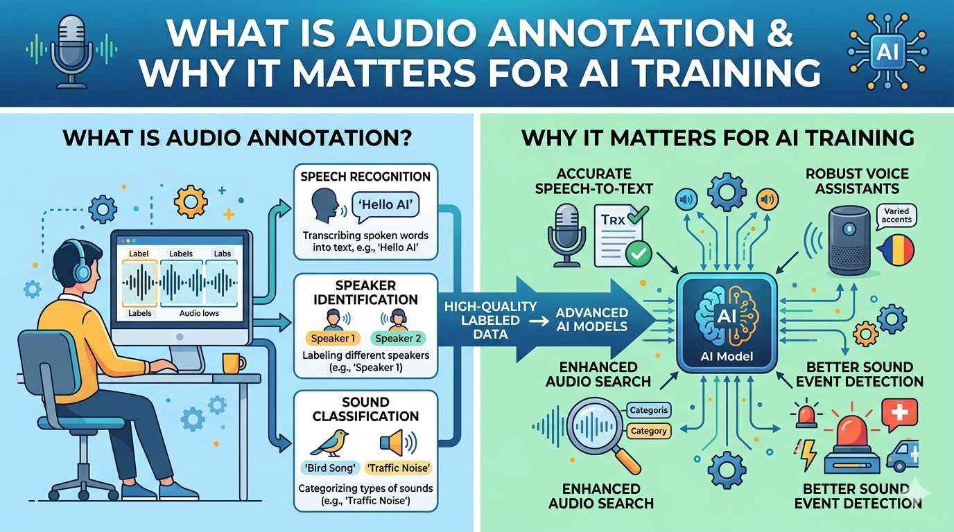 What is Audio Annotation and Why It Matters for AI Training