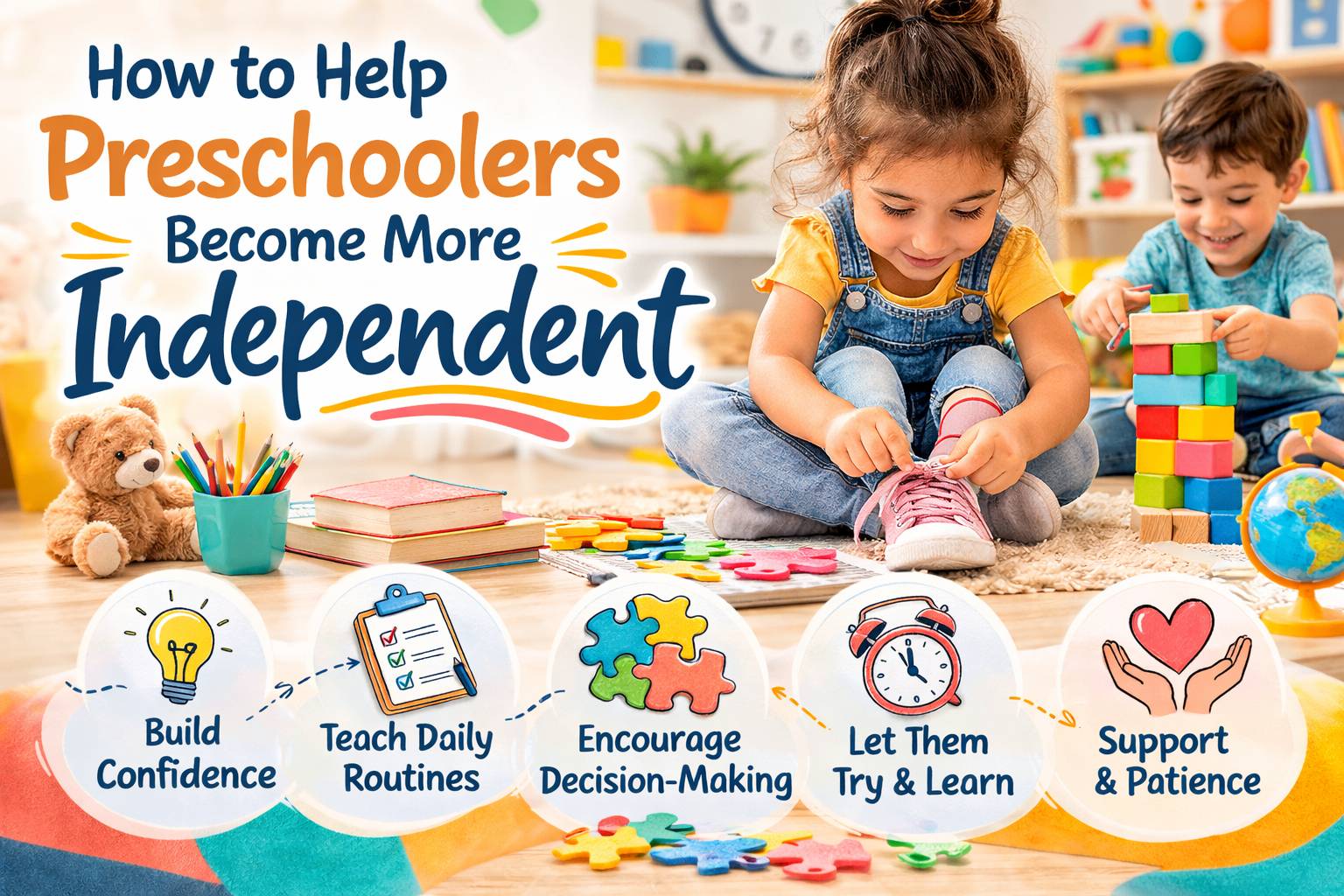 How to Help Preschoolers Become More Independent