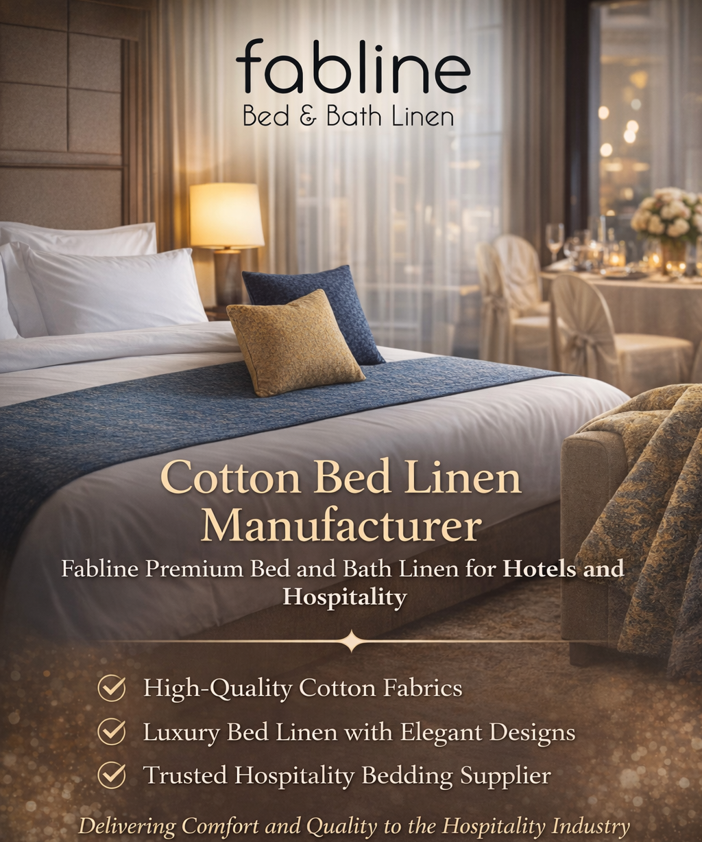Cotton Bed Linen Manufacturer – Fabline Premium Bed and Bath Linen for Hotels and Hospitality