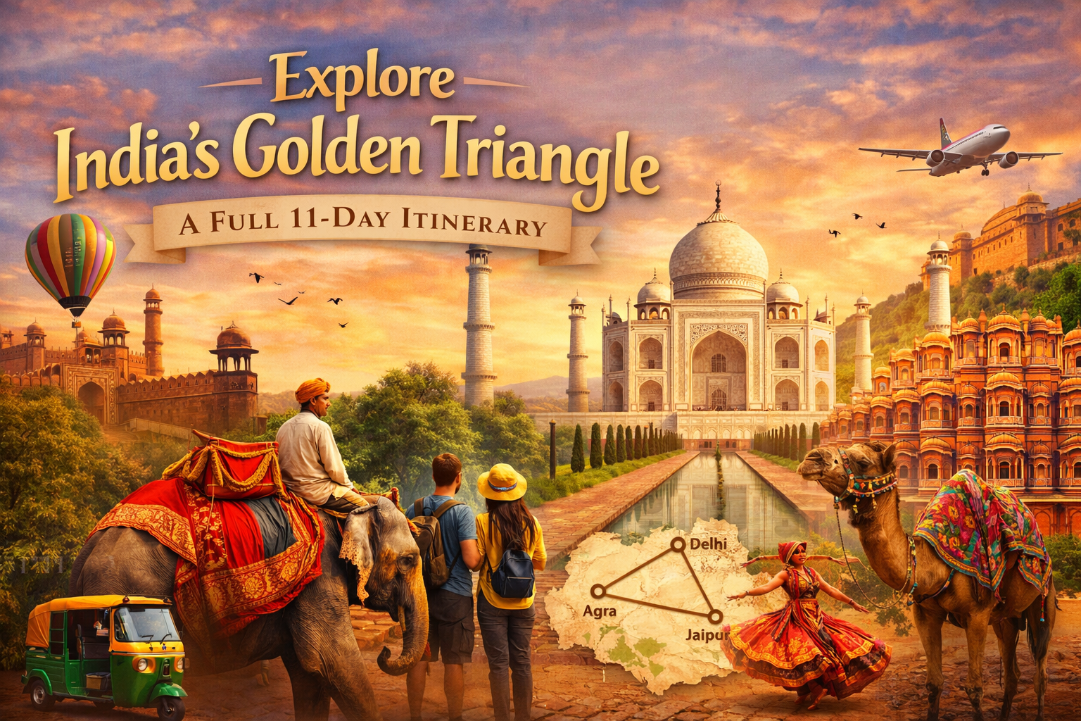 Explore India’s Golden Triangle: A Full 11-Day Itinerary