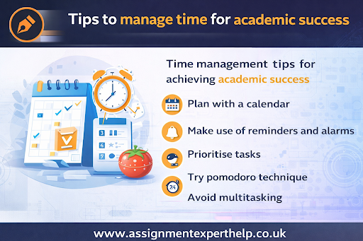 Tips to manage time for academic success