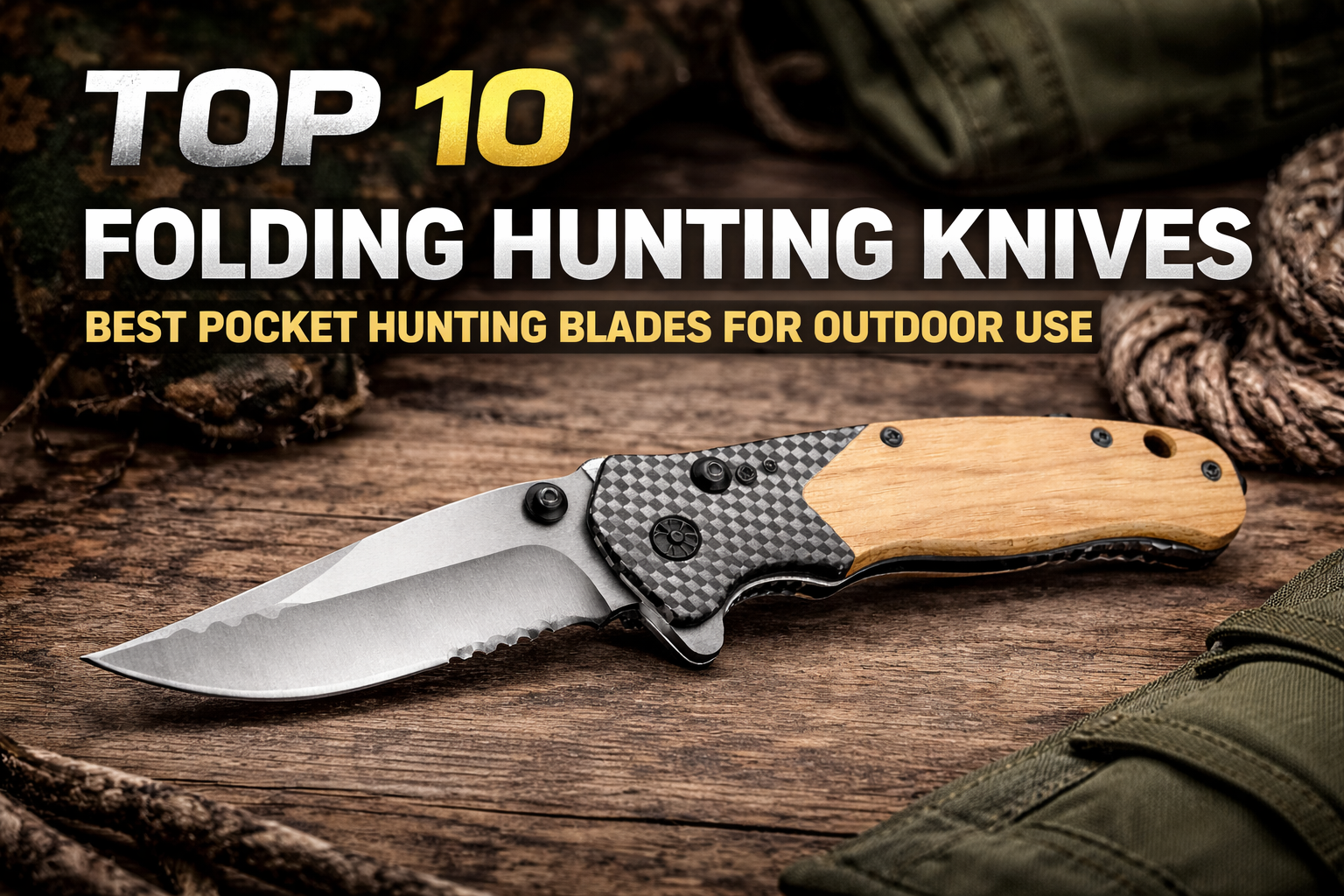 Top 10 Folding Hunting Knives – Best Pocket Hunting Blades for Outdoor Use (2026)