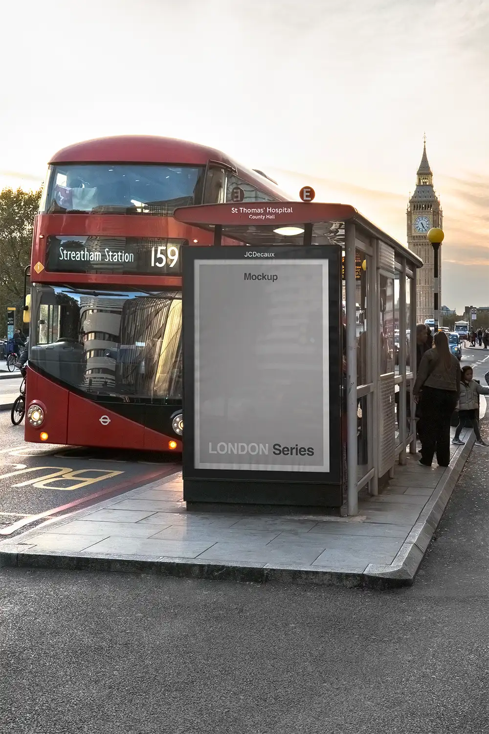 London mockup: Dominating Retail With Oxford Street Ads