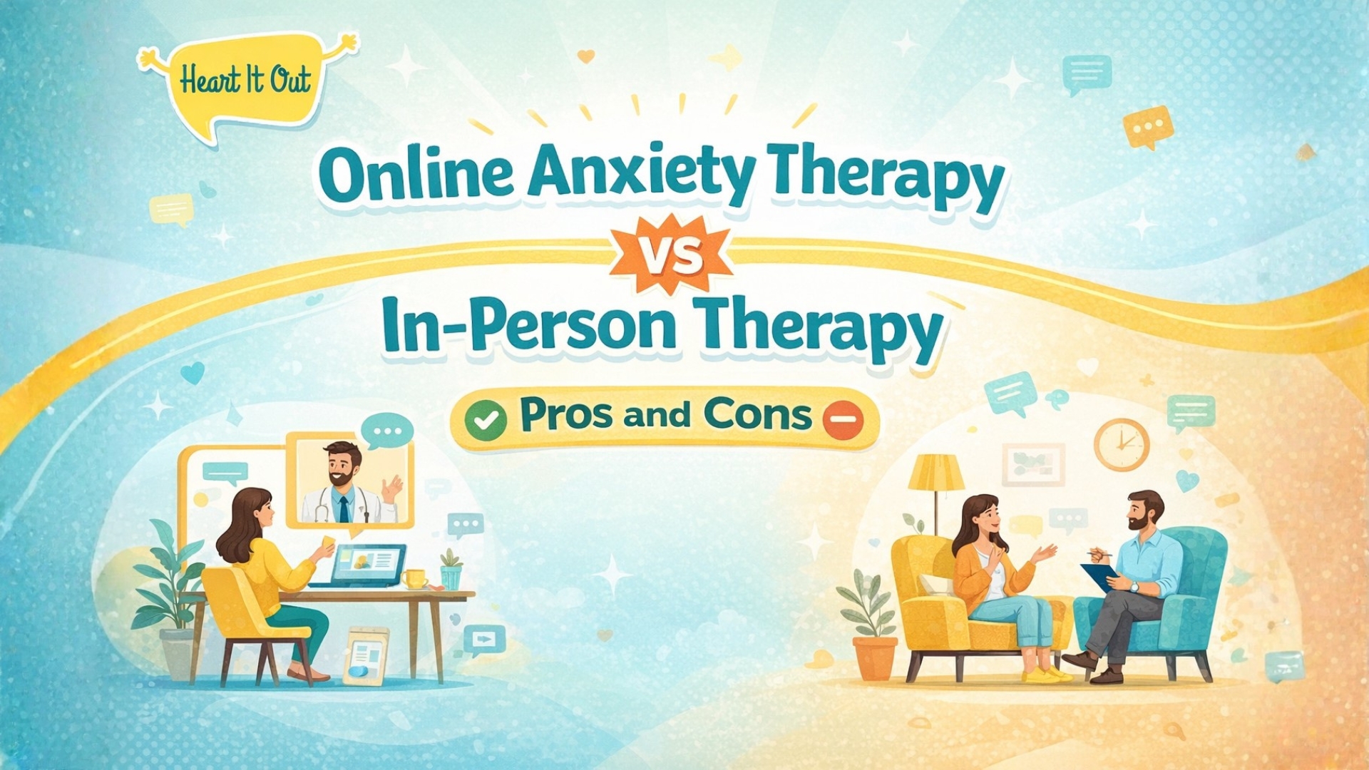Online Anxiety Therapy vs In-Person Therapy: Pros and Cons (Complete 2026 Guide)