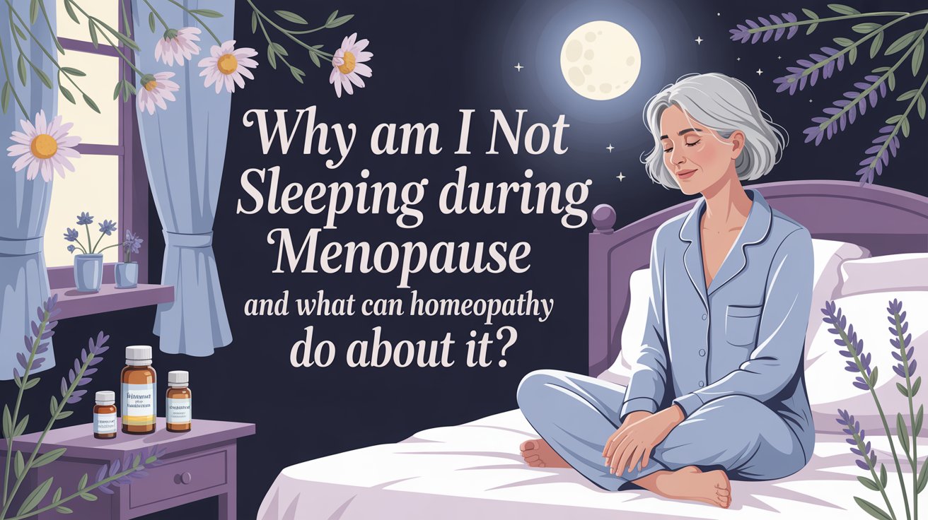 Why Am I Not Sleeping During Menopause and What Can Homeopathy Do About It?