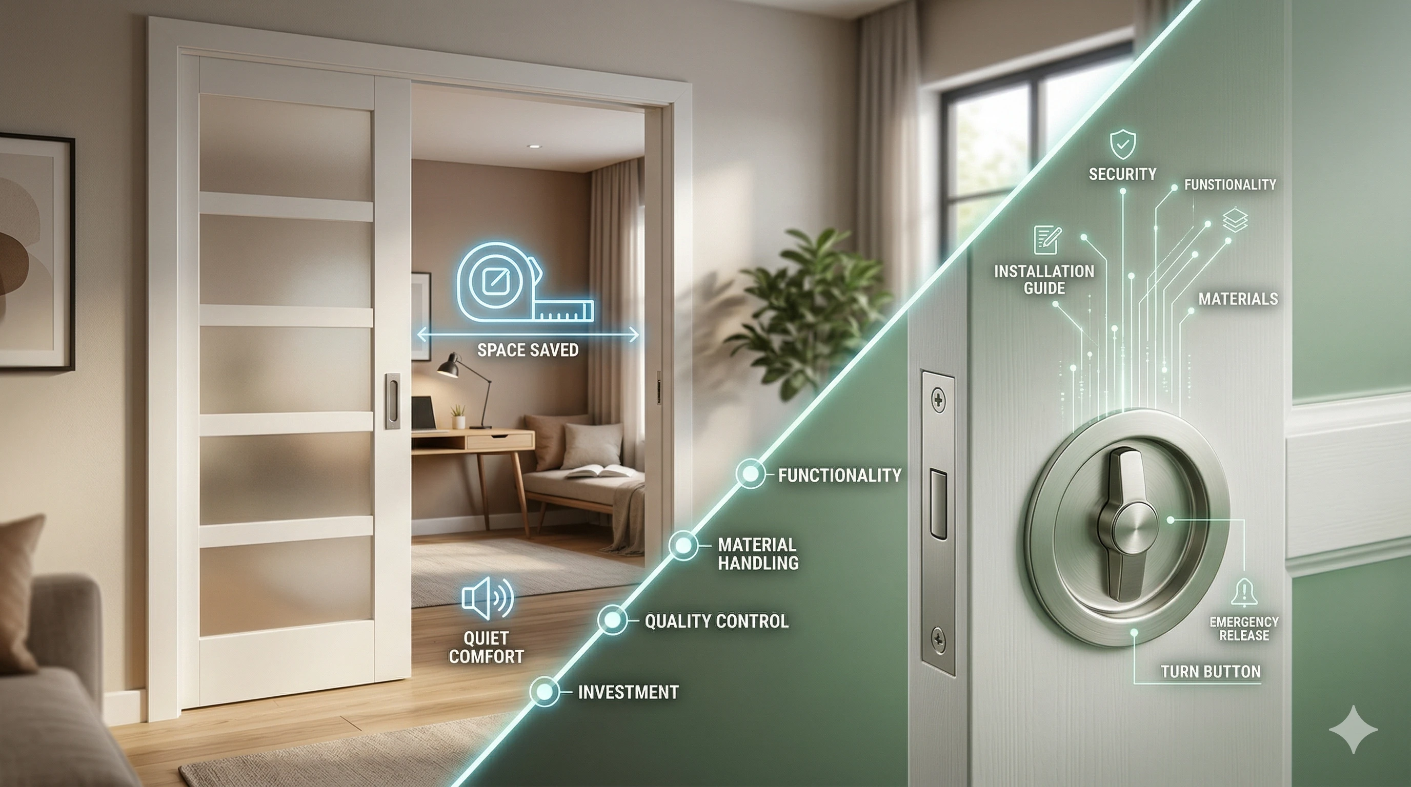 When Square Footage Matters, Pocket Doors Quietly Make Life Easier