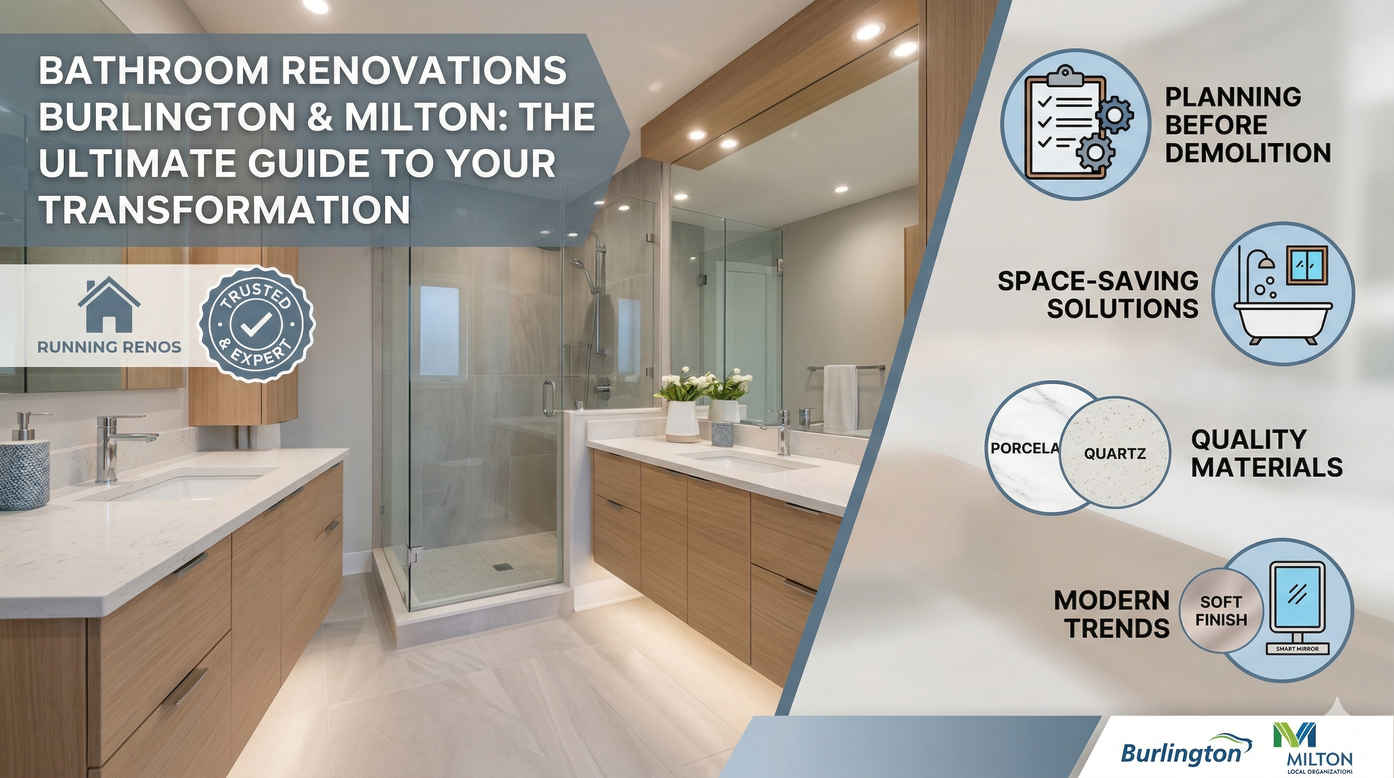 Bathroom Renovations Burlington & Milton: The Ultimate Guide to Your Transformation