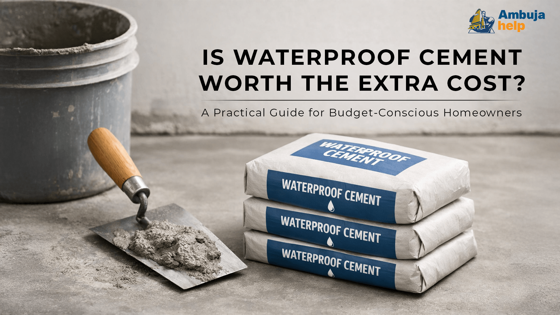 Is Waterproof Cement Worth the Extra Cost? A Practical Guide for Budget-Conscious Homeowners