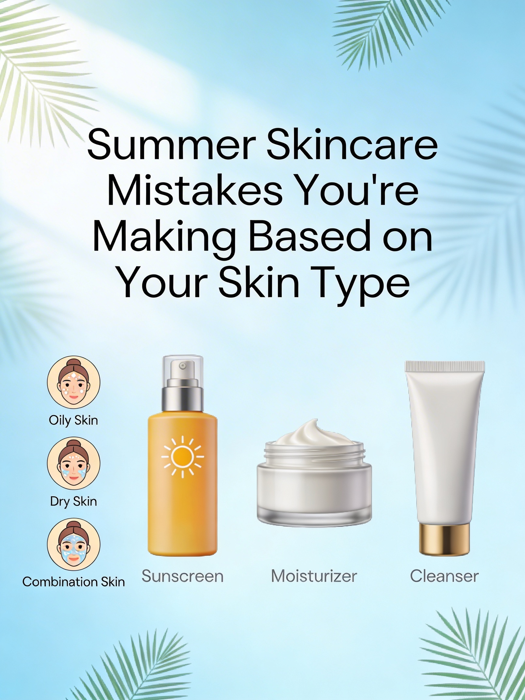 Summer Skincare Mistakes You're Making Based on Your Skin Type.