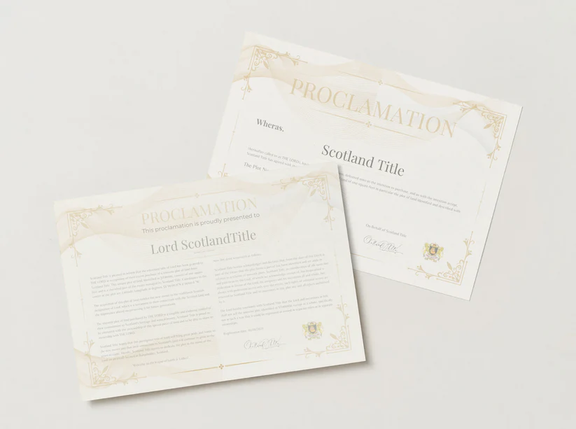 Scottish Titles: A Unique Way to Connect with Scotland’s Legacy