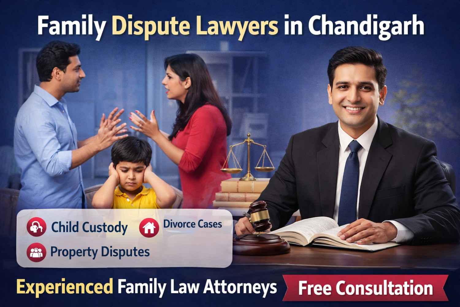 Why Family Dispute Lawyers in Chandigarh are Important for Families?