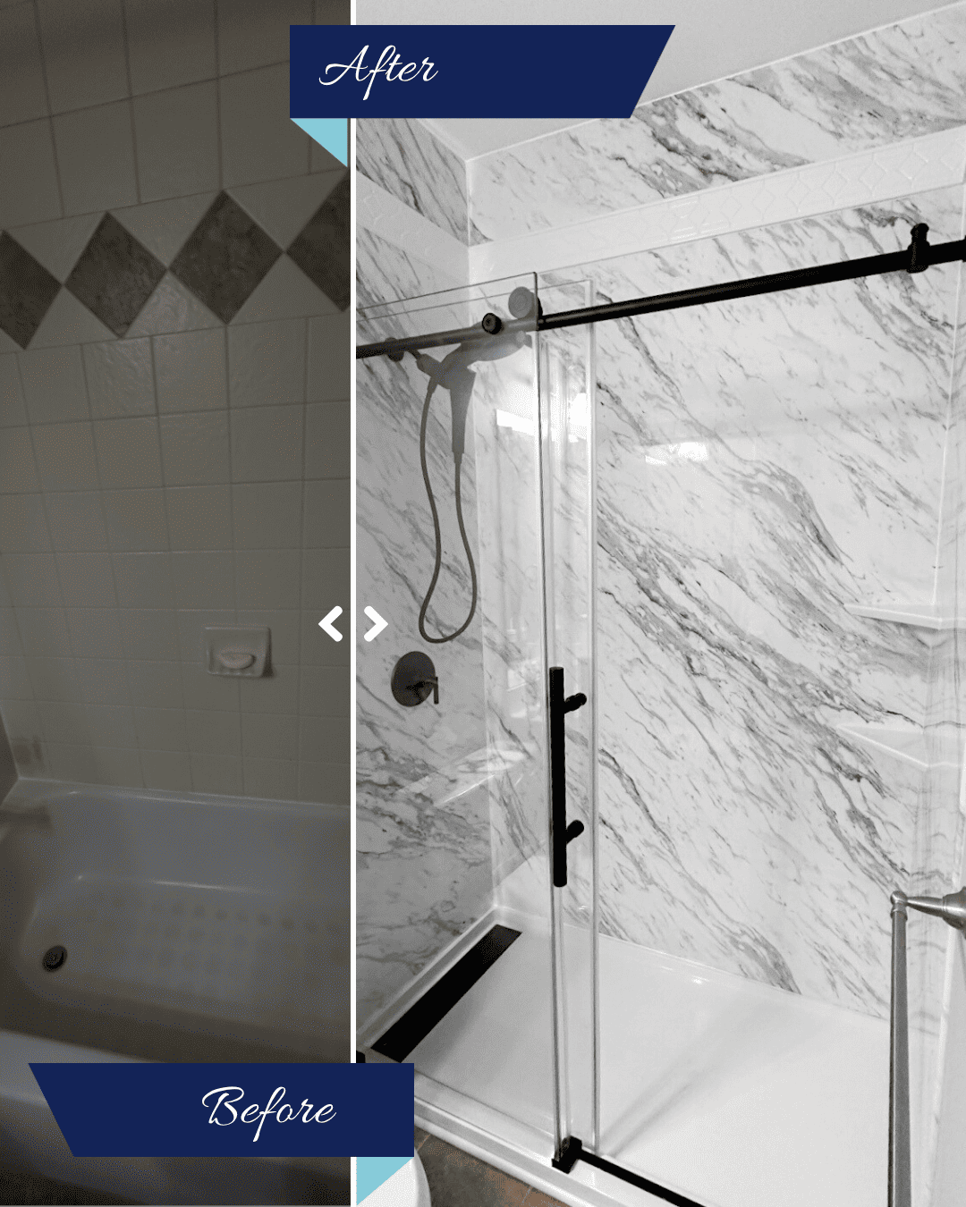 Shower Replacement in Cherokee County GA by Elite Bath Solutions