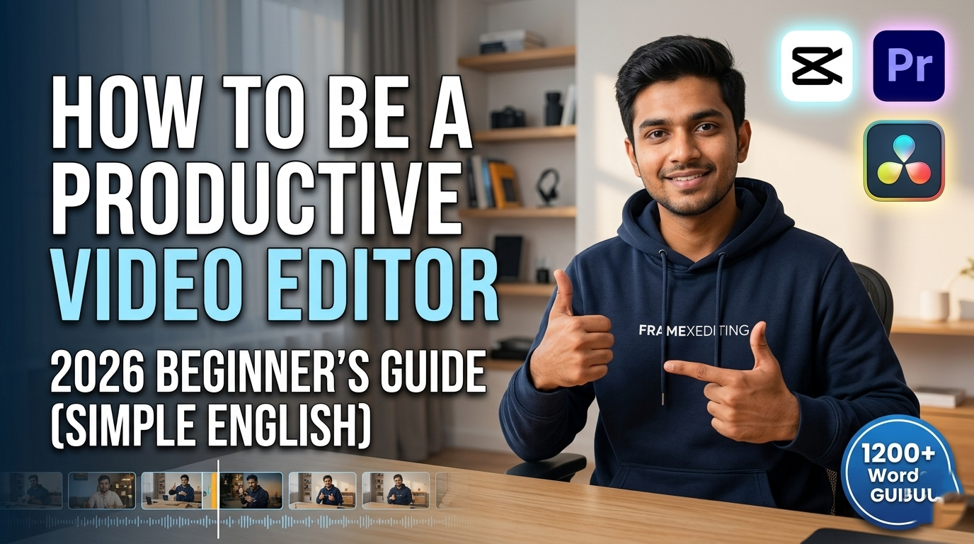 How to Be a Productive Video Editor: 2026 Beginner’s Guide