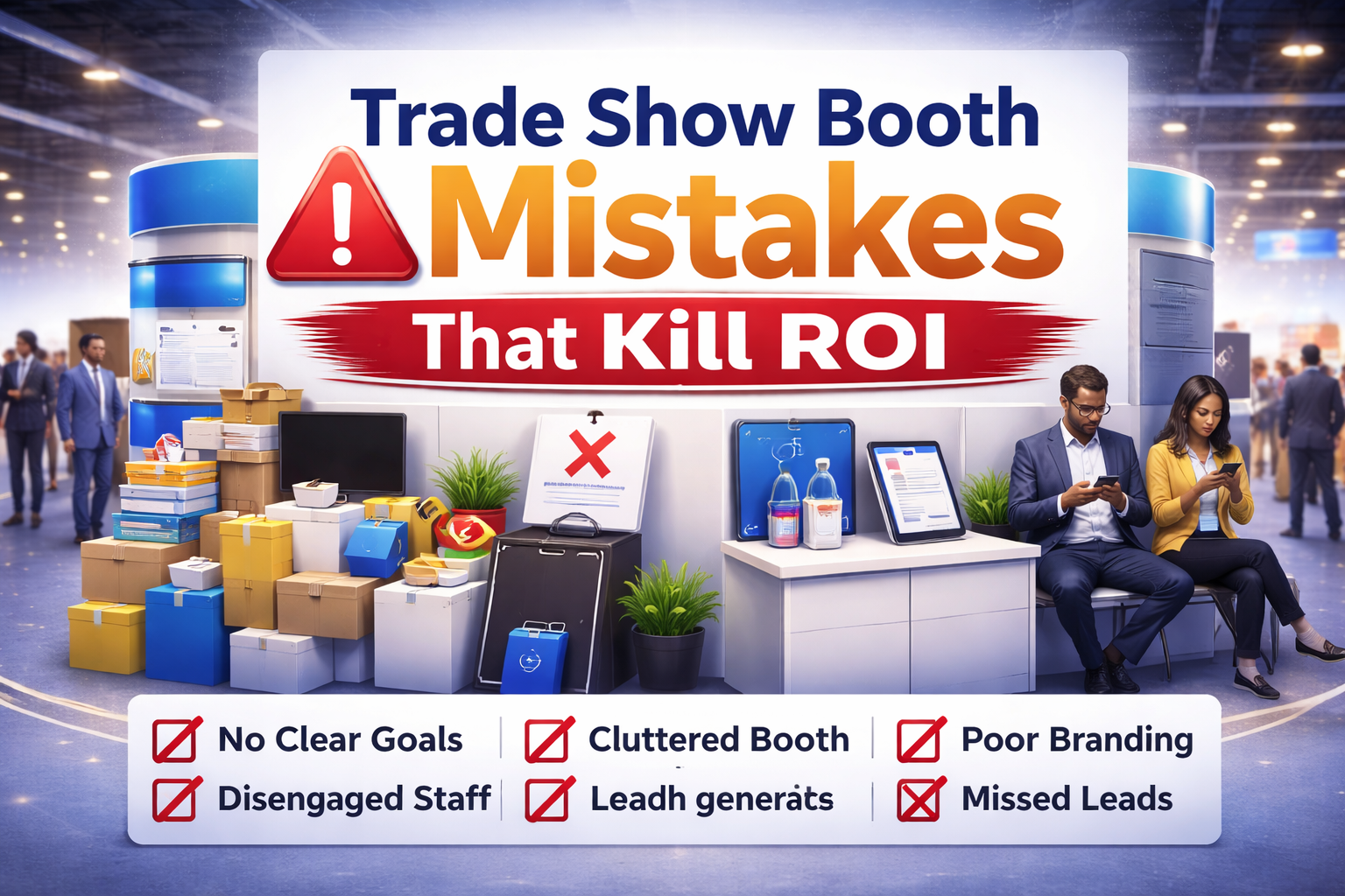 10 Trade Show Booth Mistakes That Kill ROI