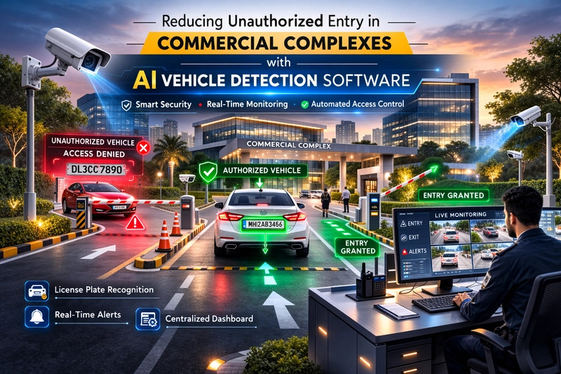 Reducing Unauthorized Entry in Commercial Complexes with AI Vehicle Detection Software