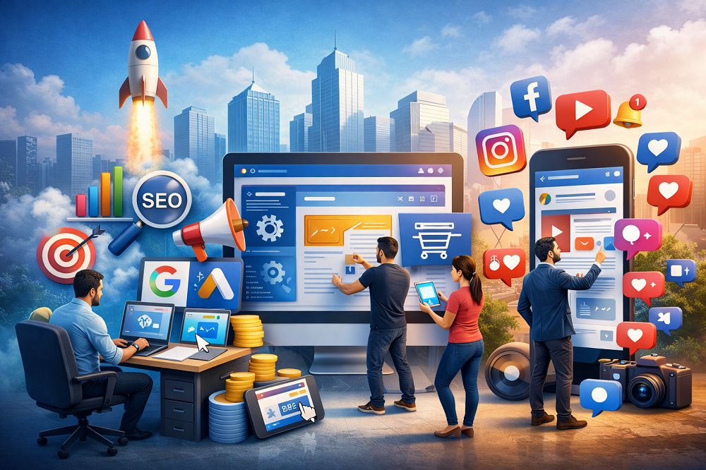 No.1 Company for Website Design, App Development & Digital Marketing Services in Noida