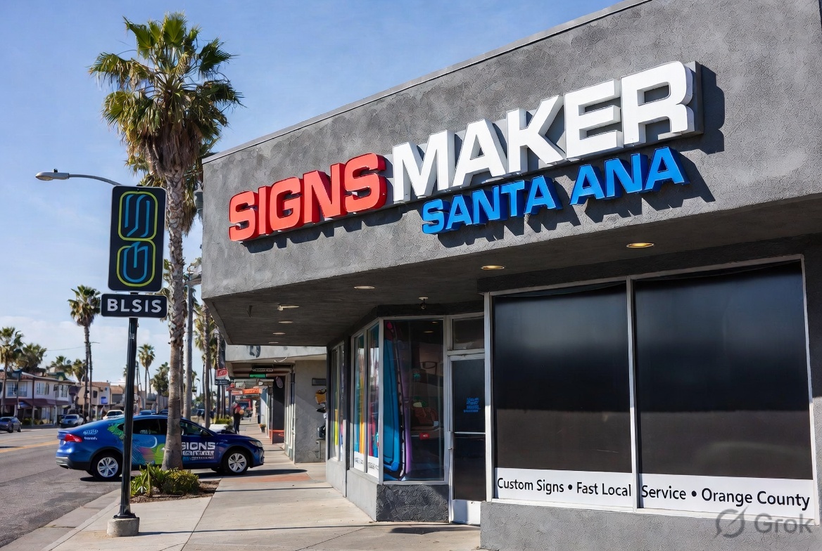 Signs Maker Santa Ana: Custom Signs That Make Your Business Stand Out