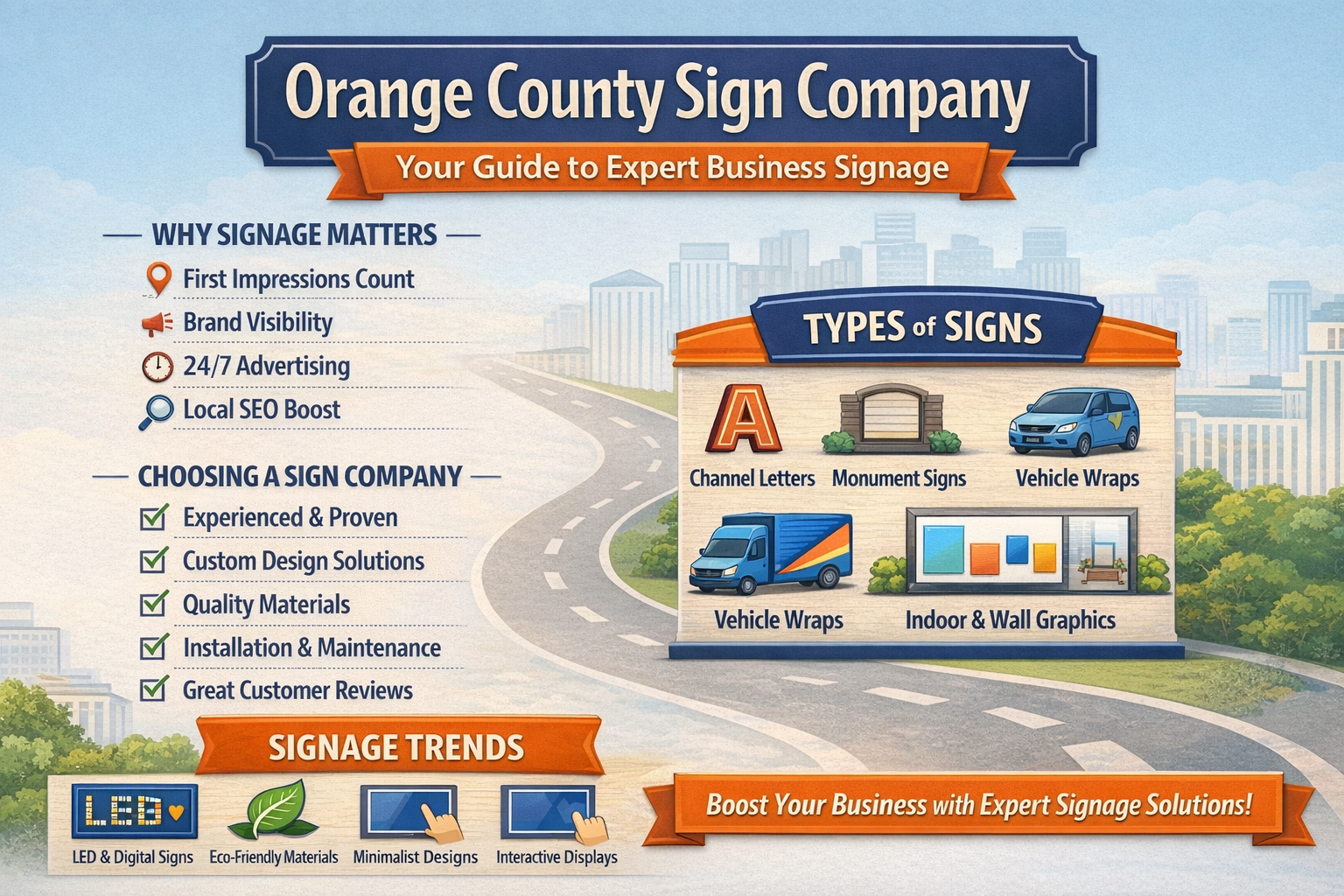 Orange County Sign Company: Complete Guide to Choosing the Right Sign Partner for Your Business