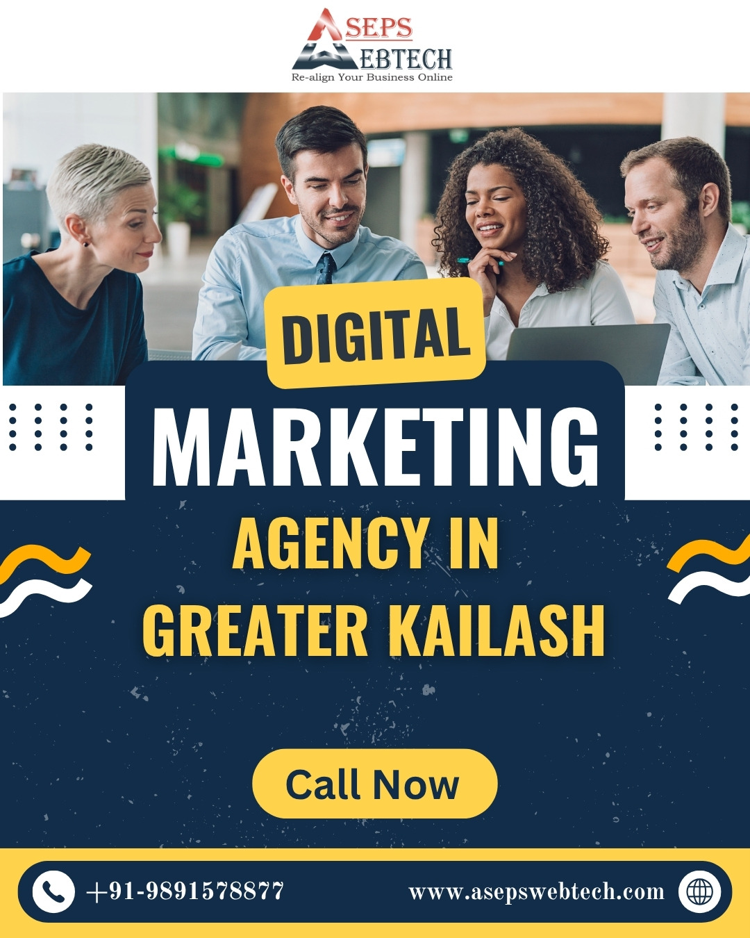 Digital Marketing Agency in Greater Kailash | ASEPS WEBTECH