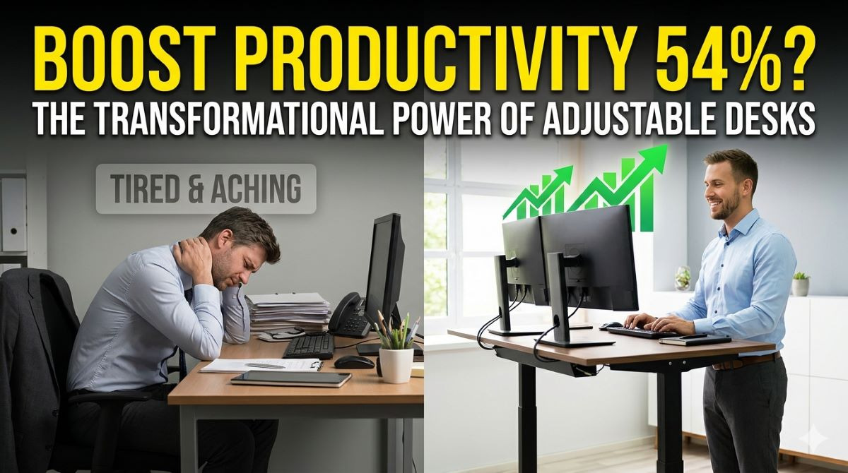 How an Adjustable Height Office Desk Can Transform Your Workplace Productivity