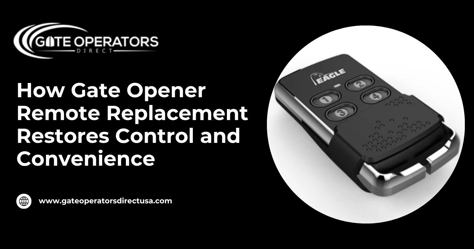 How Gate Opener Remote Replacement Restores Control and Convenience