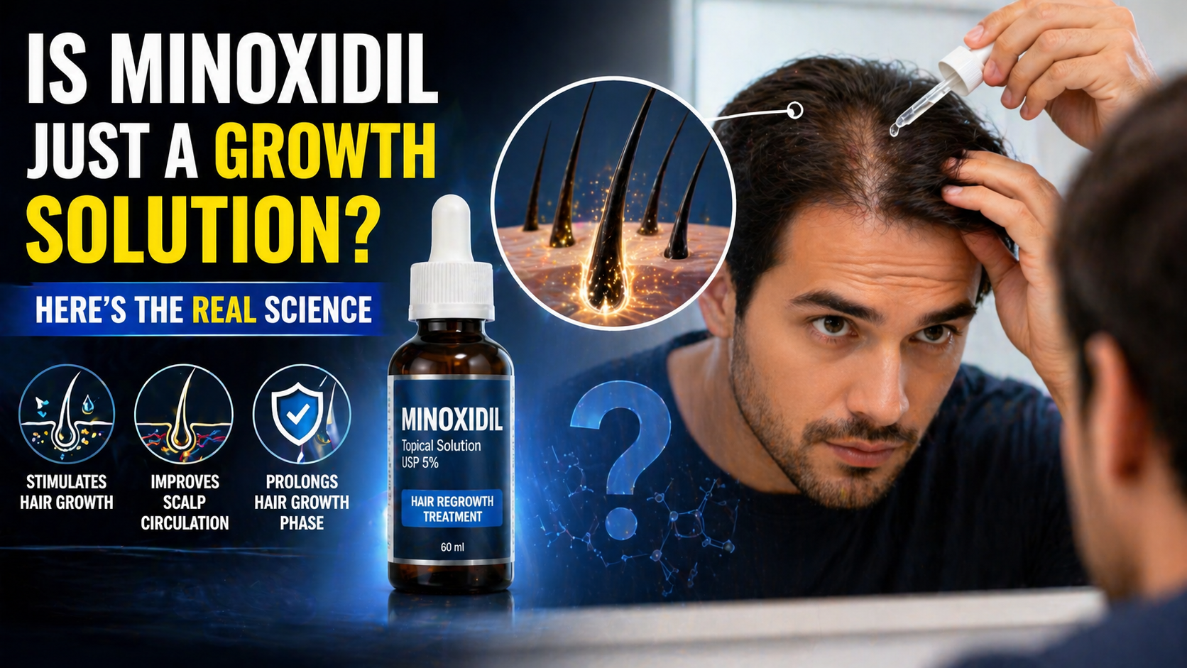 Is Minoxidil Just a Growth Solution? Here’s the Real Science