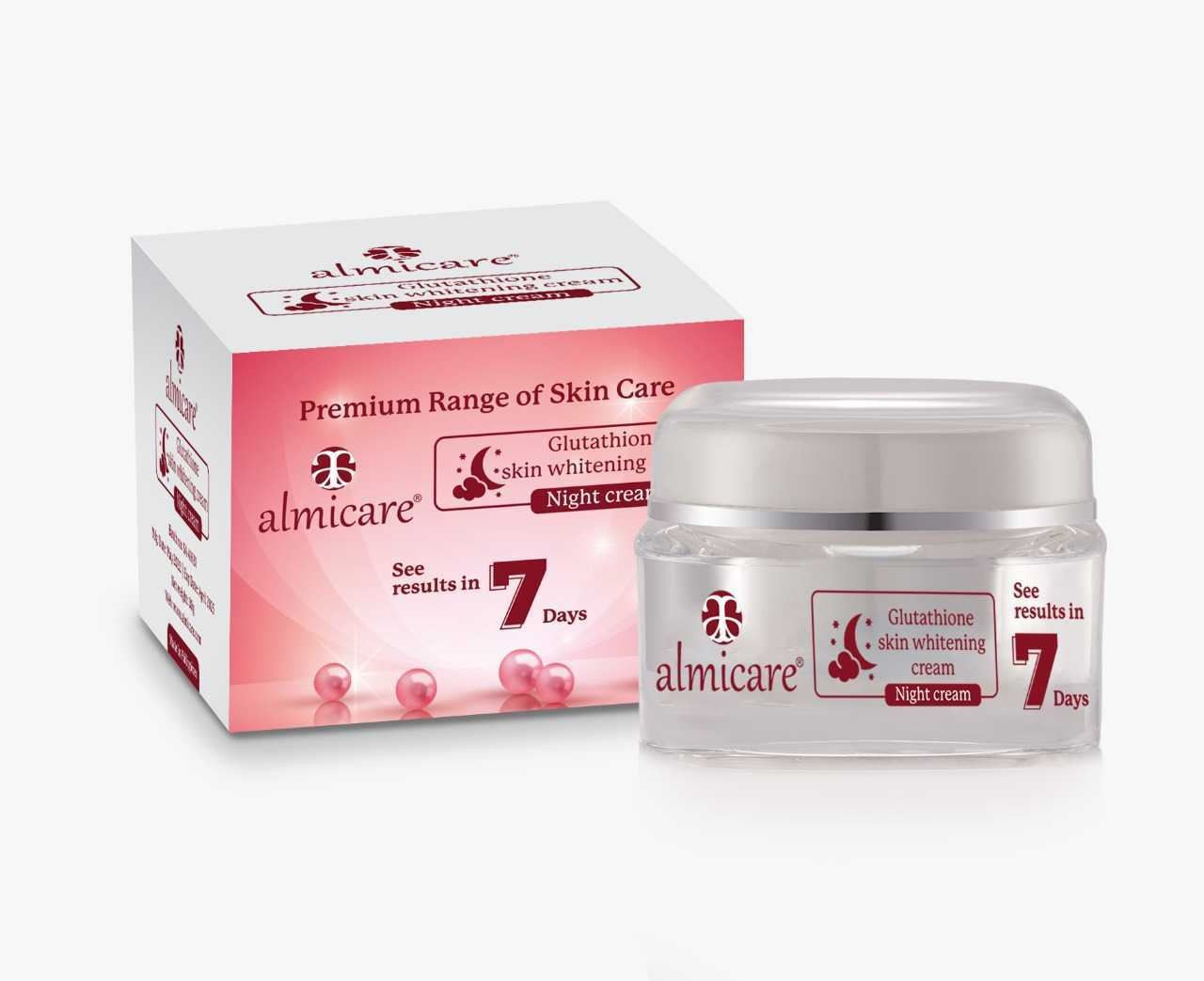 Almicare Glutathione Skin Whitening Night Cream