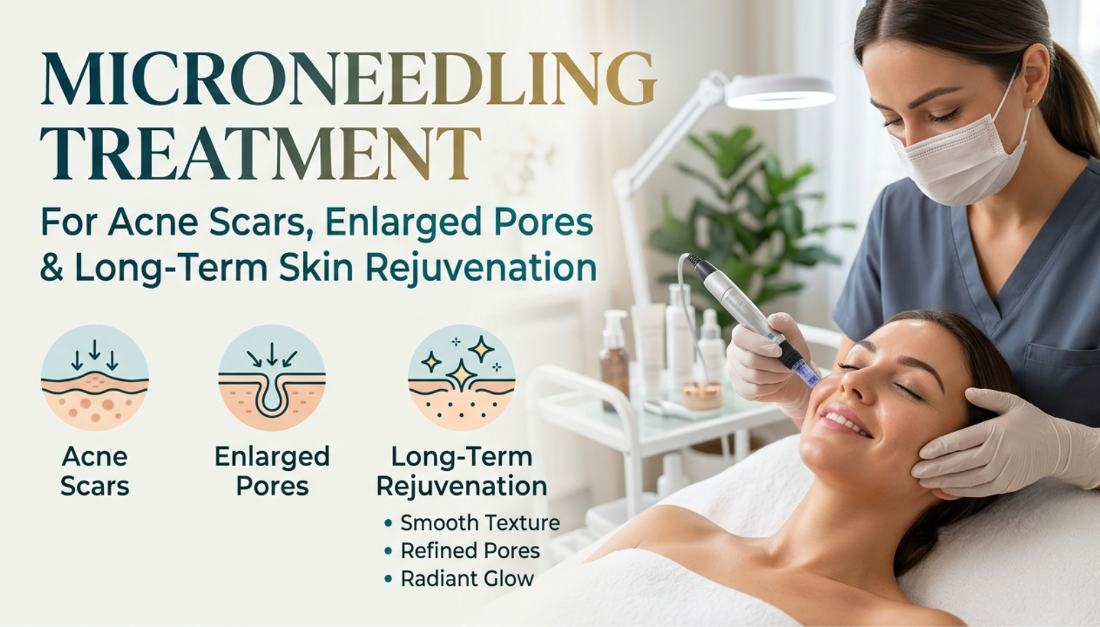 Microneedling Treatment for Acne Scars & Long-Term Skin Rejuvenation