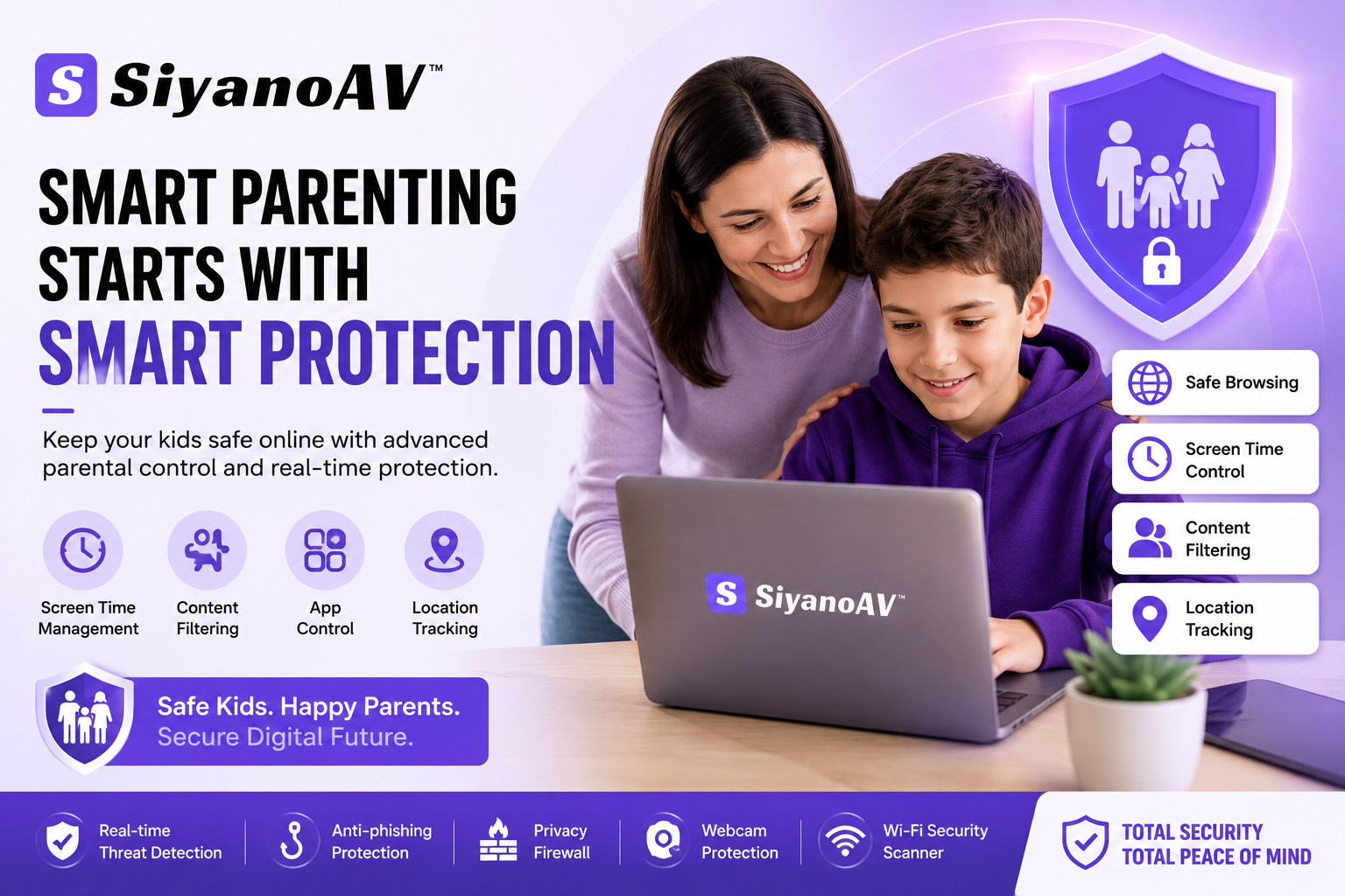 Why Parental Control is a Must in 2026 (And How SiyanoAV Makes It Easy)