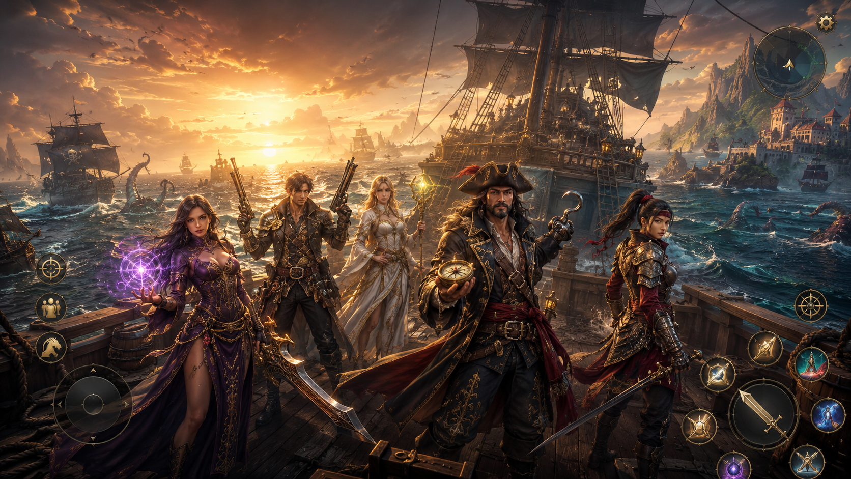 Пиратия Онлайн: лучшая мобильная MMORPG для любителей морских приключений