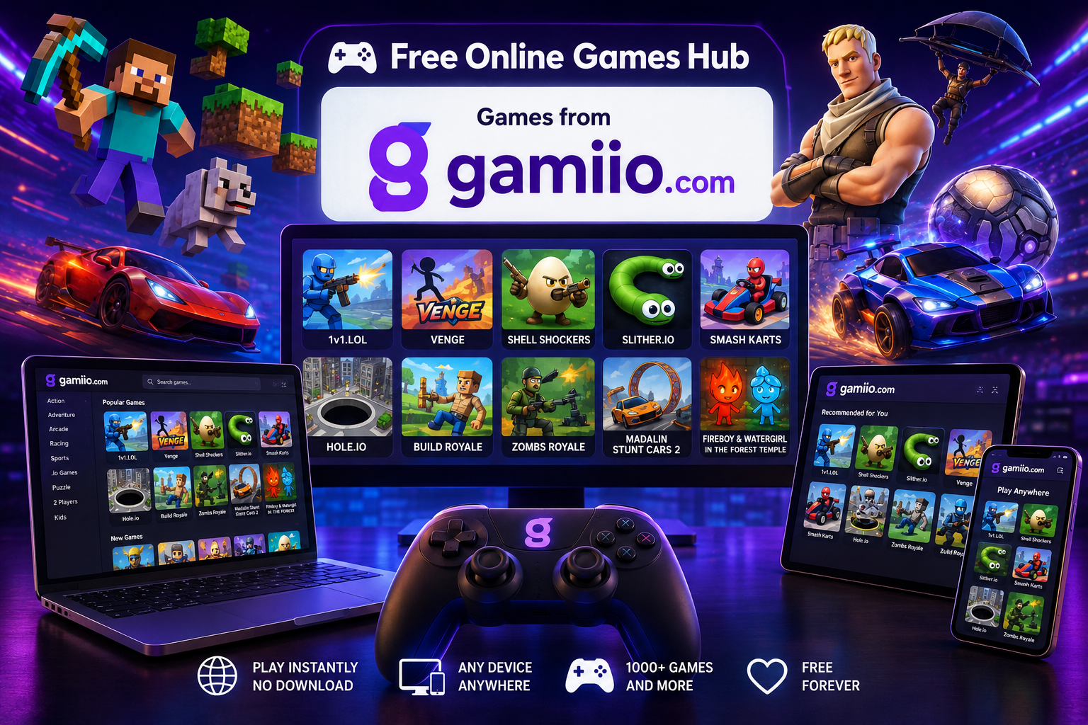 Free Online Games Hub: Play Instantly on Any Device
