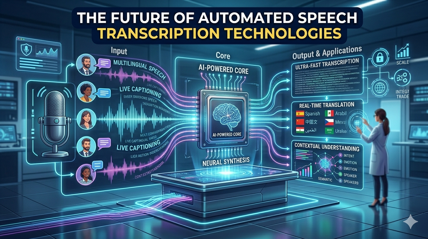 The Future of Automated Speech Transcription Technologies