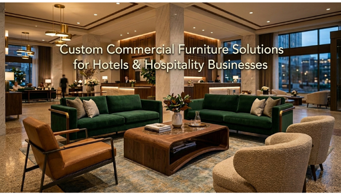 Custom Commercial Furniture Solutions for Hotels & Hospitality Businesses