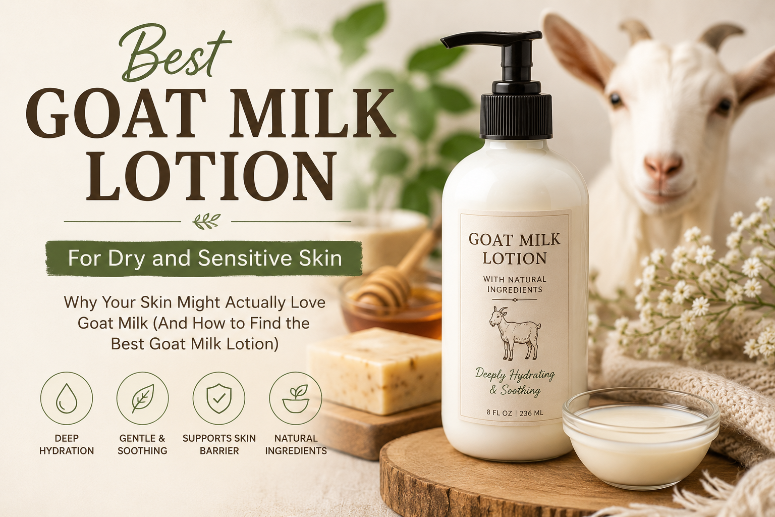 Why Goat Milk Lotion Works for Dry Skin
