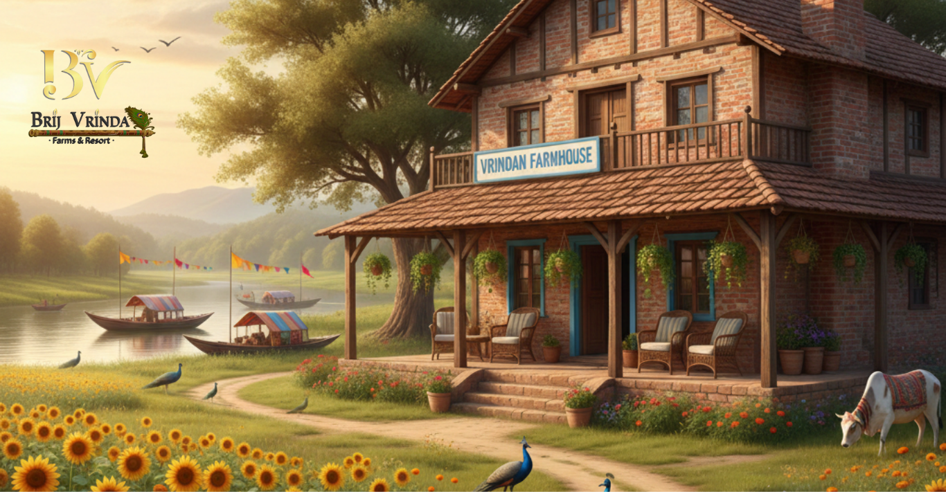 Farmhouse in Vrindavan: Why More Buyers Are Choosing Farmhouse Living Near Vrindavan