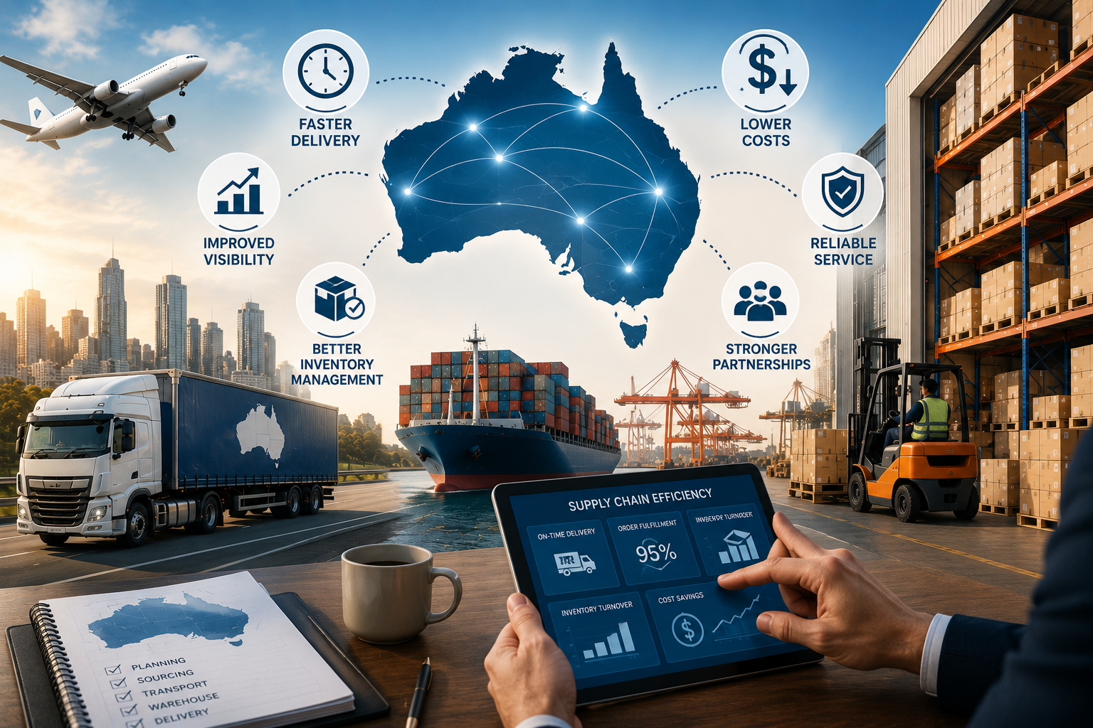 How Australia-Wide Transport Solutions Improve Supply Chain Efficiency
