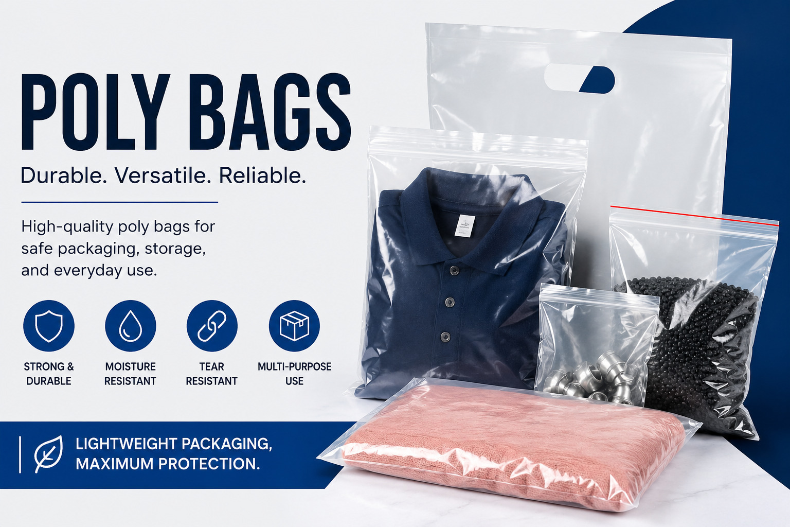 Wholesale Poly Bags With Logo: A Smart Packaging Solution for Modern Brands