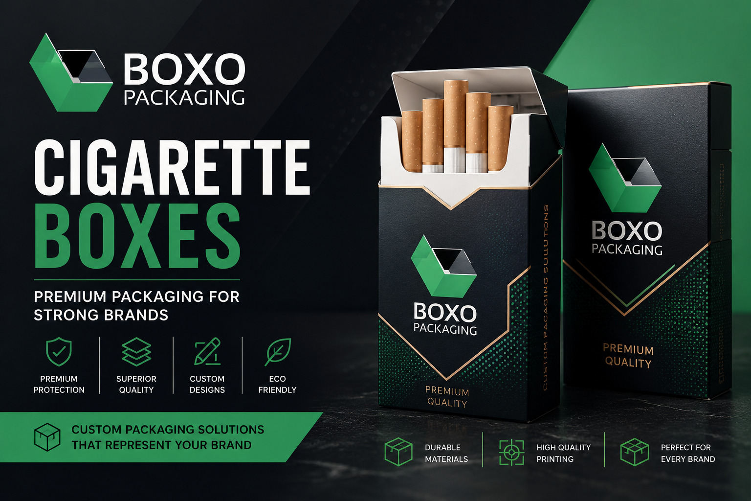 Cigarette Boxes Packaging Solutions for Strong Brand Presence