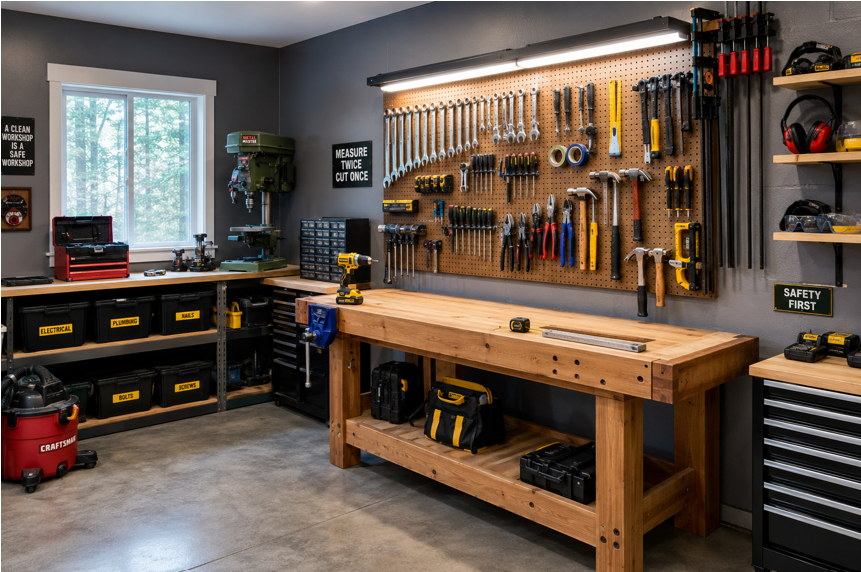 How to Build a Complete Home Workshop Without Overspending