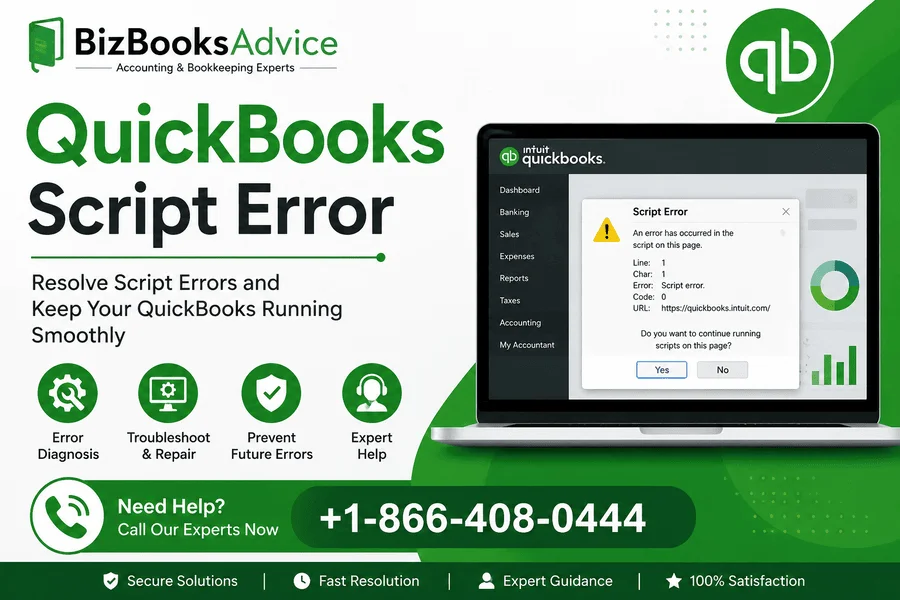 QuickBooks Script Error: Causes, Troubleshooting Methods