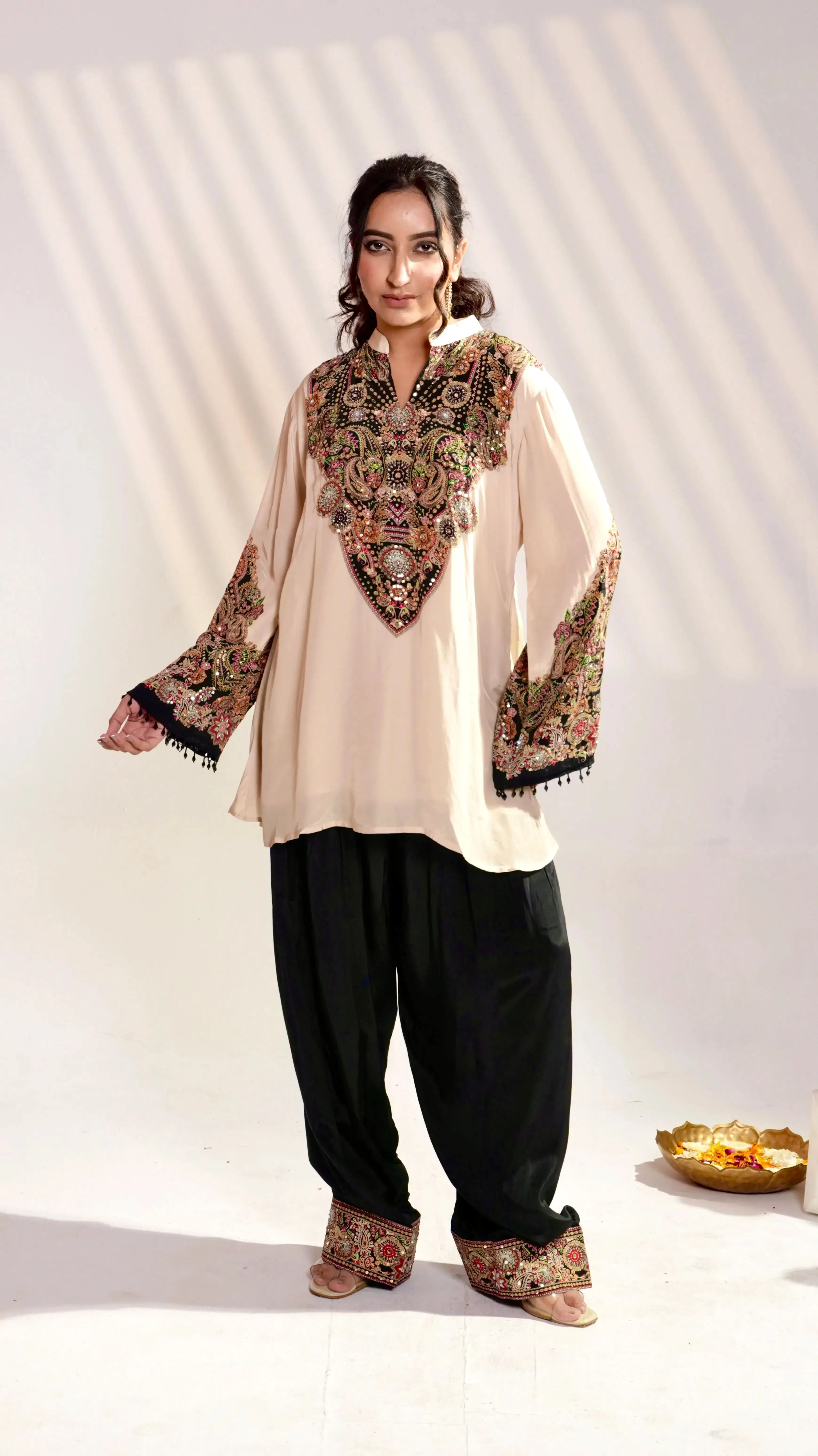 Why the Ivory Farshi Co-Ord Set Is the Biggest Ethnic Fashion Trend This Season
