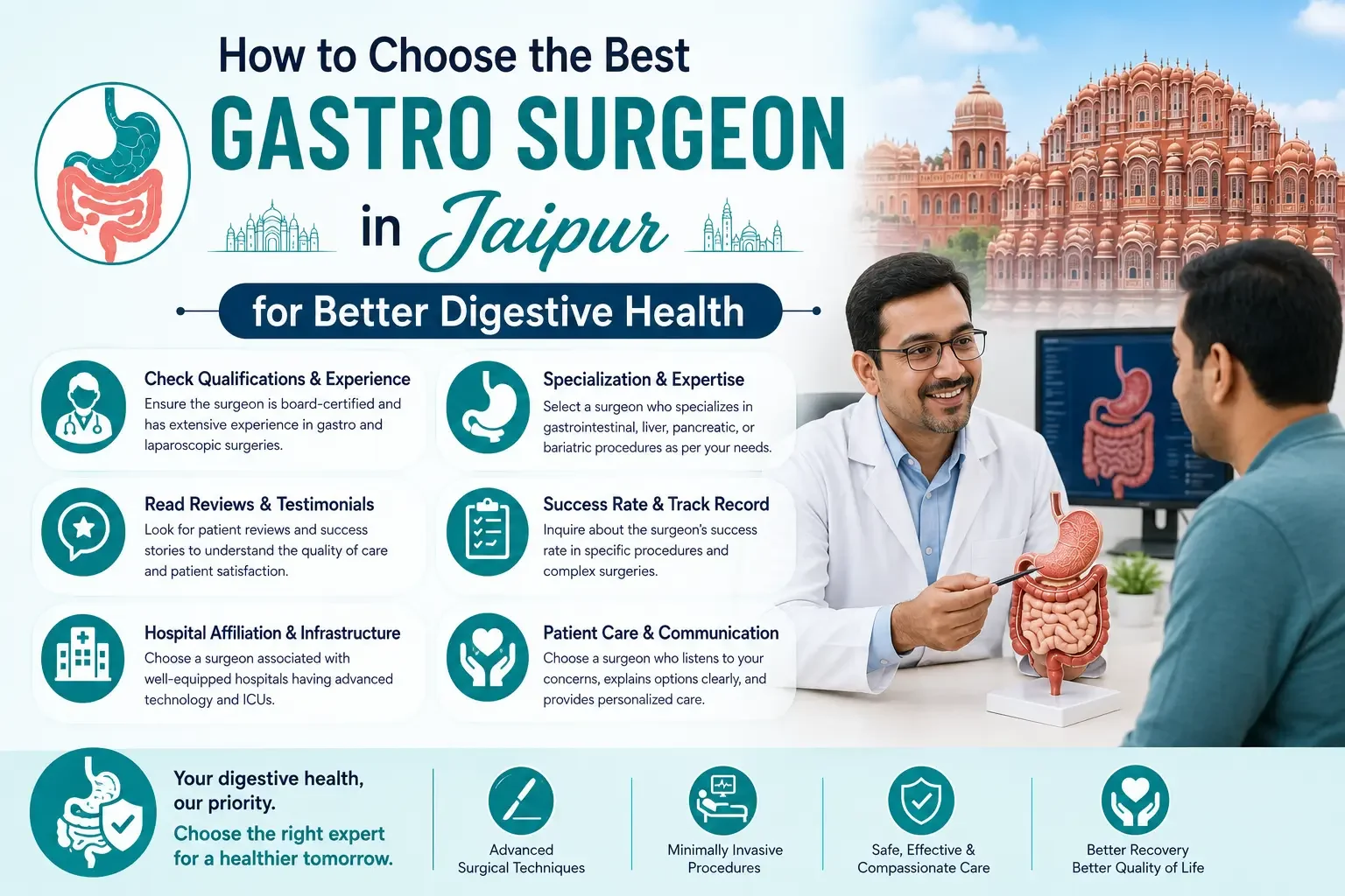 How to Choose the Best Gastro Surgeon in Jaipur for Better Digestive Health
