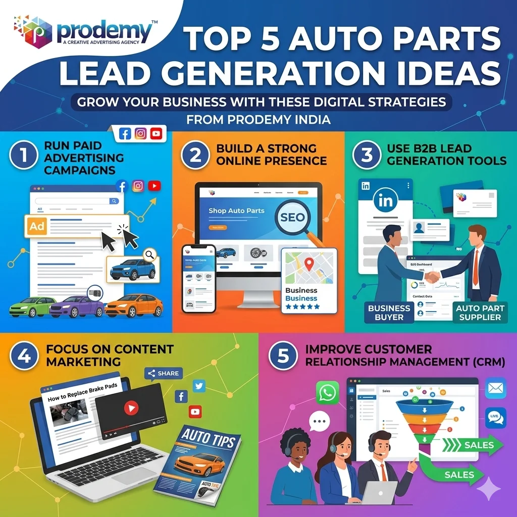 Top 5 Auto Parts Lead Generation Ideas You Can Use Right Now
