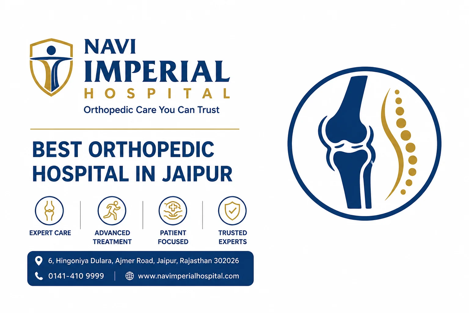 Why Choosing the Best Orthopedic Hospital in Jaipur Can Improve Your Quality of Life
