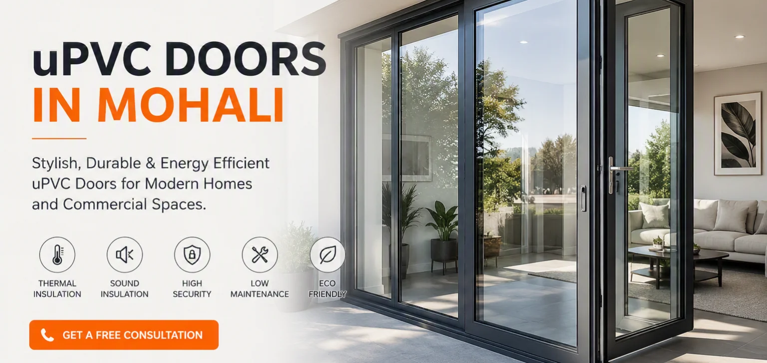 Aluminium Door and Window Designs for Modern Homes in Chandigarh