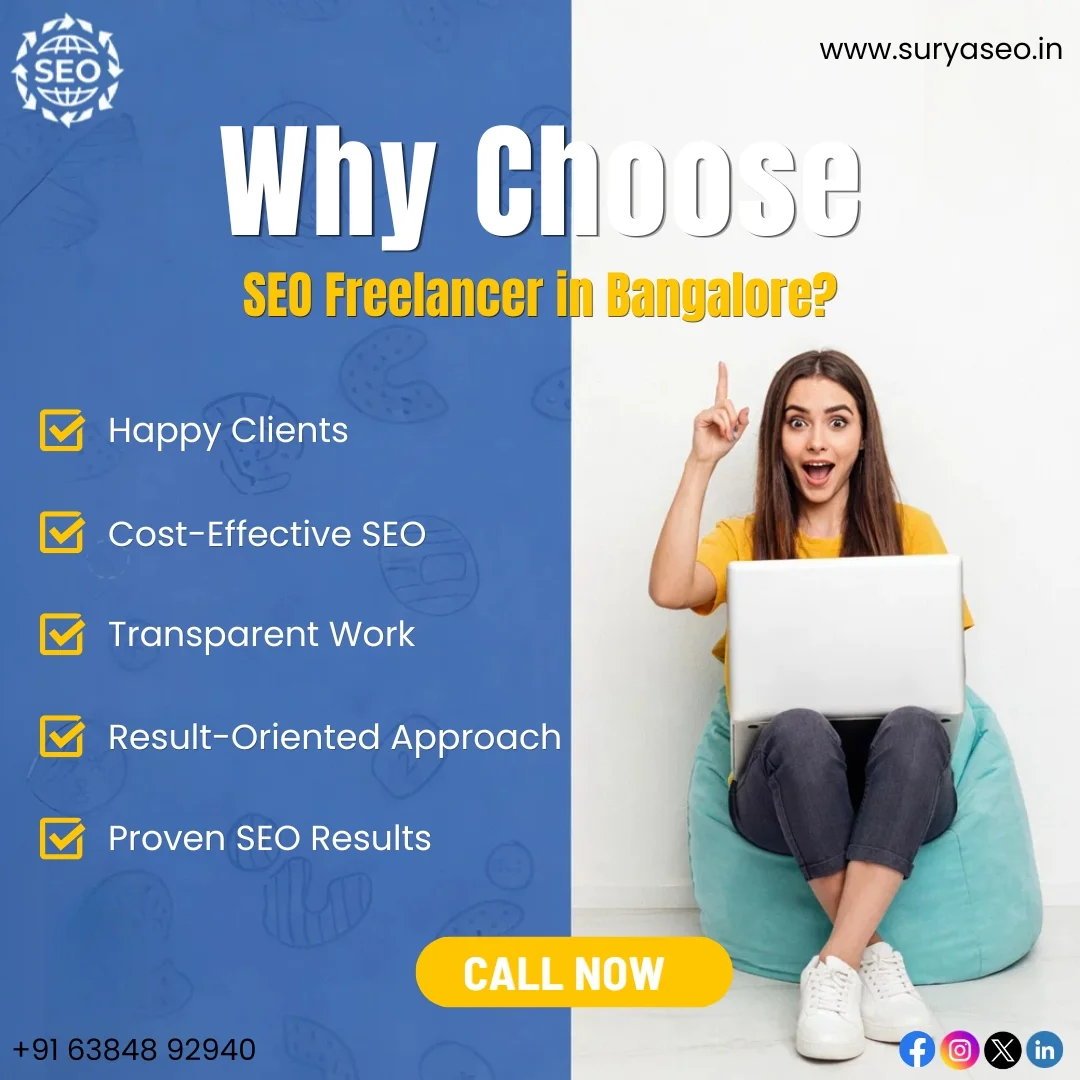 Why Hiring an SEO Freelancer in Bangalore Can Benefit Growing Businesses | Suryaseo.in