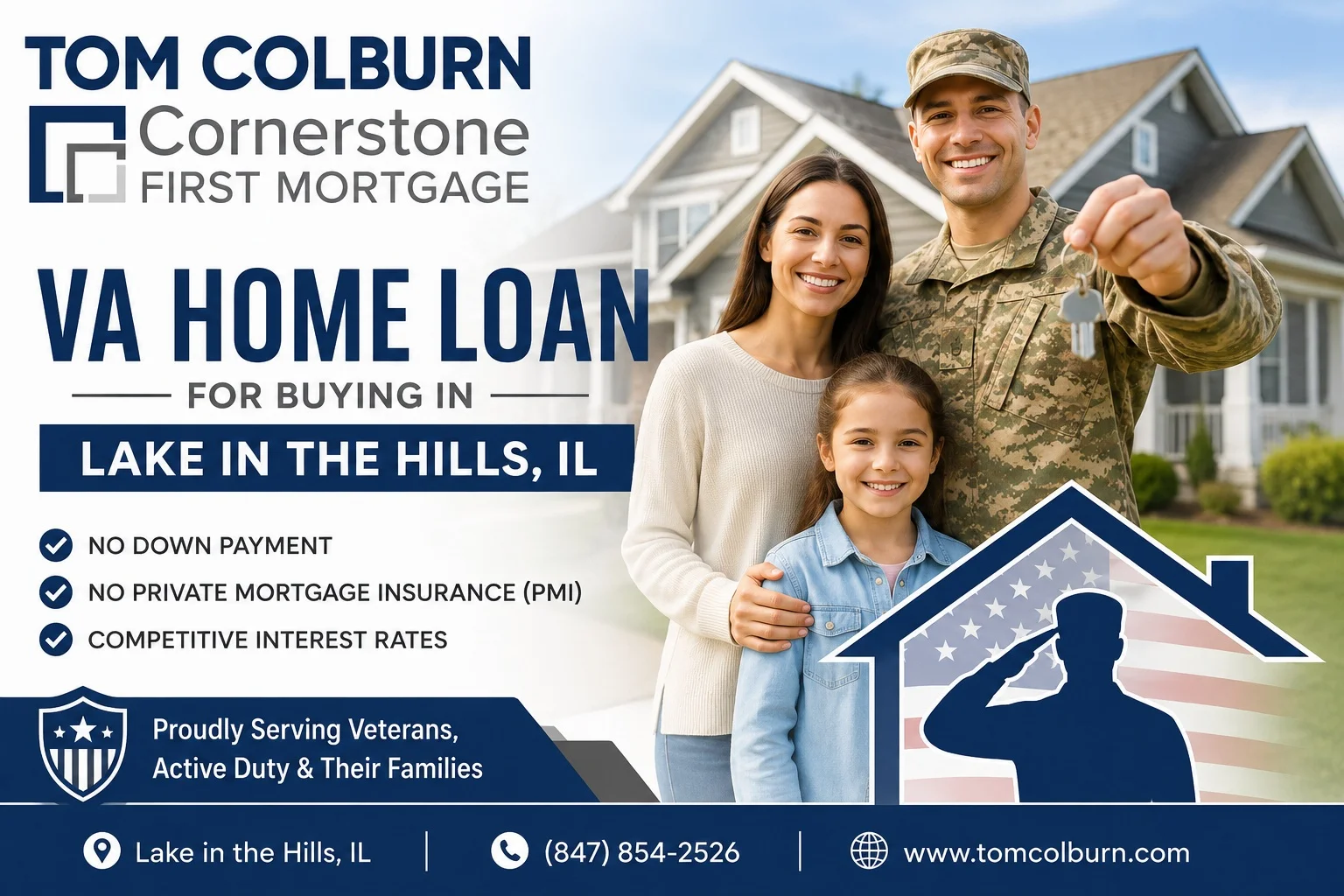 VA Home Loan For Buying in Lake in the Hills, IL