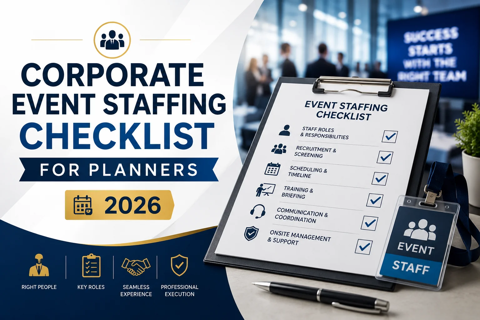 A Planner's Checklist for Corporate Event Staffing